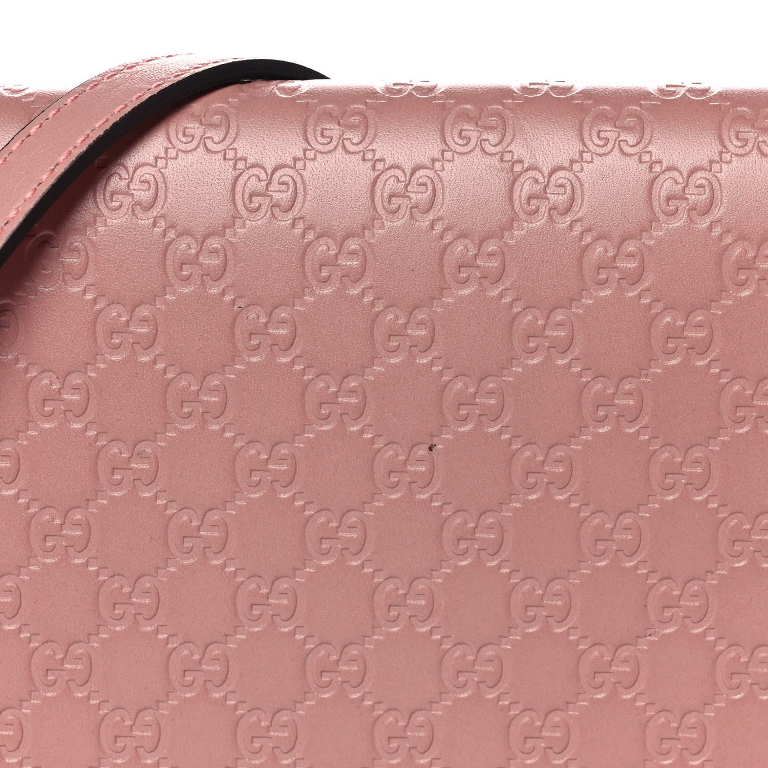 Gucci Microguccissima Crossbody Wallet Soft Pink 10 of 10