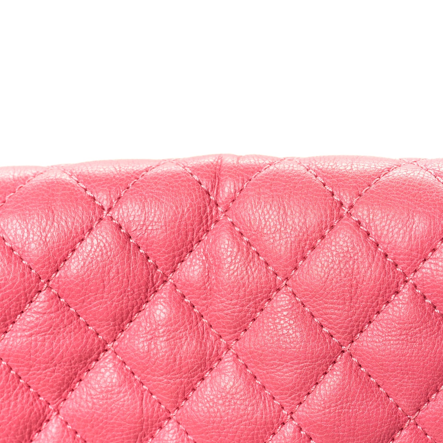Calfskin Quilted Large Boy Flap Pink