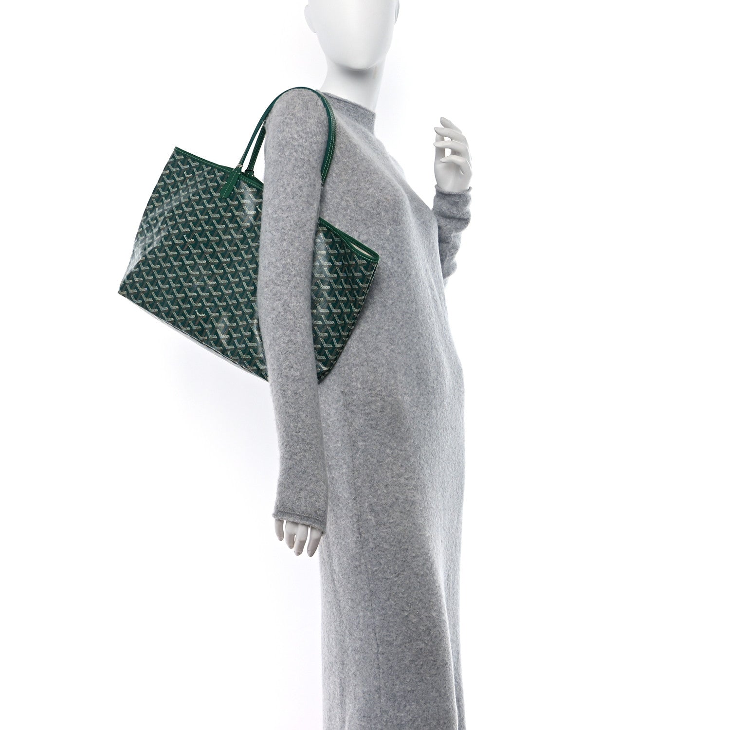 Goyard Goyardine Saint Louis PM Green 2 of 11