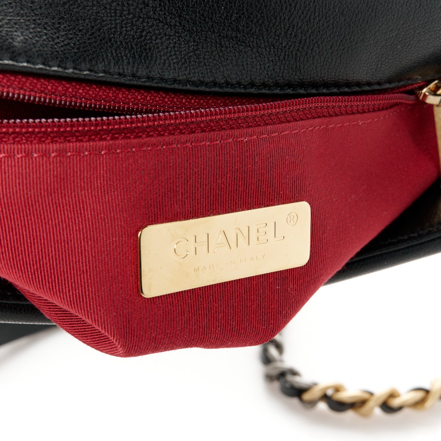 Chanel Goatskin Quilted Medium Chanel 19 Flap Black 6 of 10