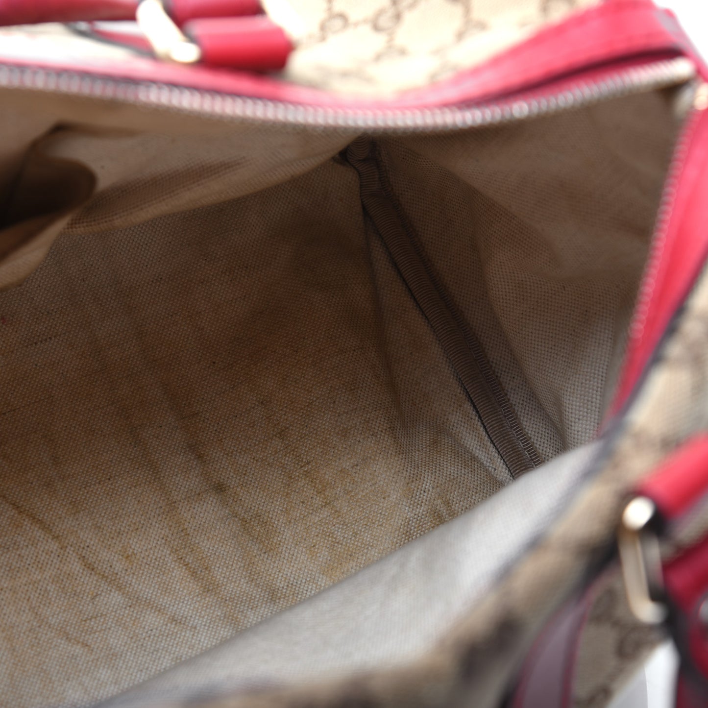 Monogram Medium Joy Boston Hibiscus Red