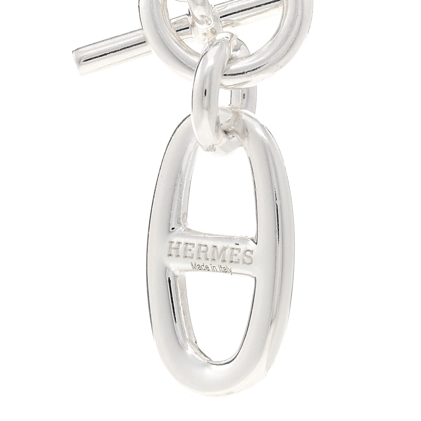 Sterling Silver Amulette Chaine d'Ancre Necklace