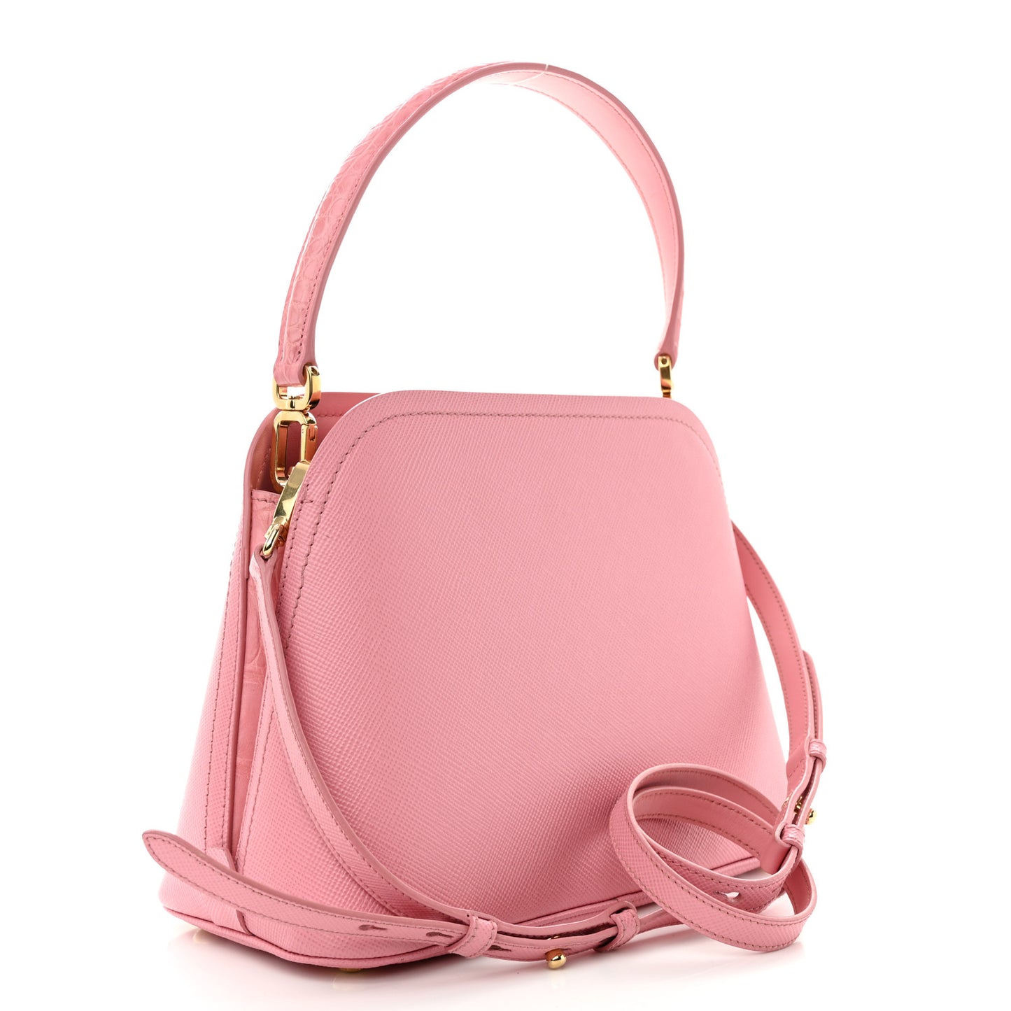 Saffiano Cuir Small Matinee Tote Petalo