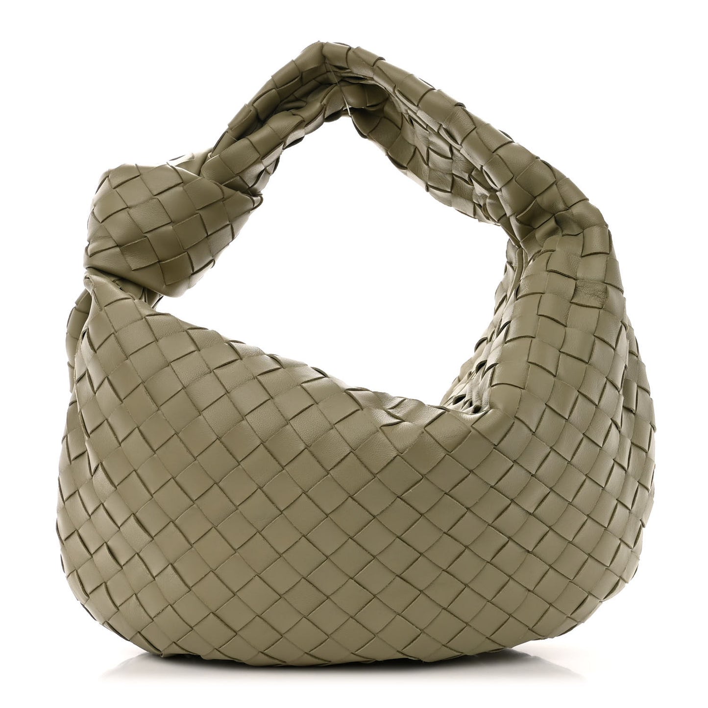 Nappa Intrecciato Teen Jodie Hobo Travertine