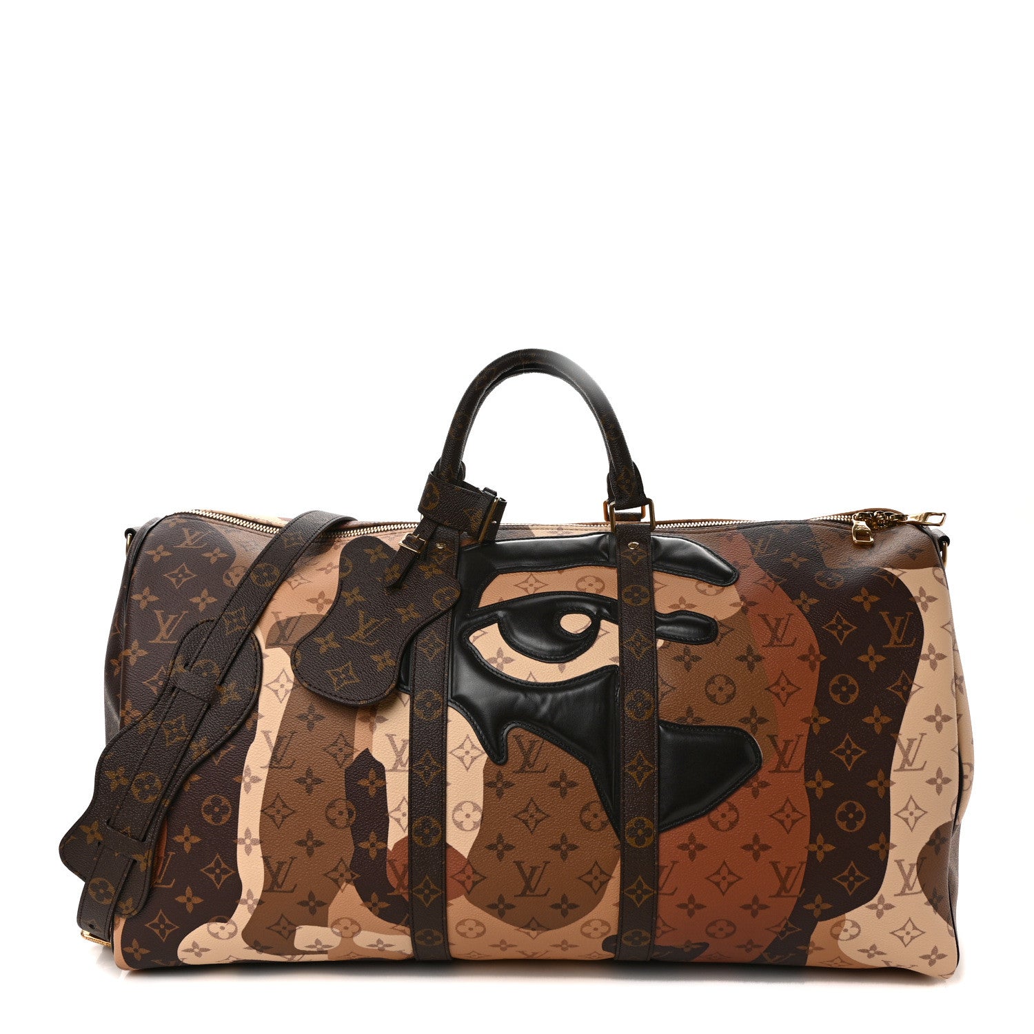 Louis Vuitton Monogram KidSuper Portrait Keepall Bandouliere 55