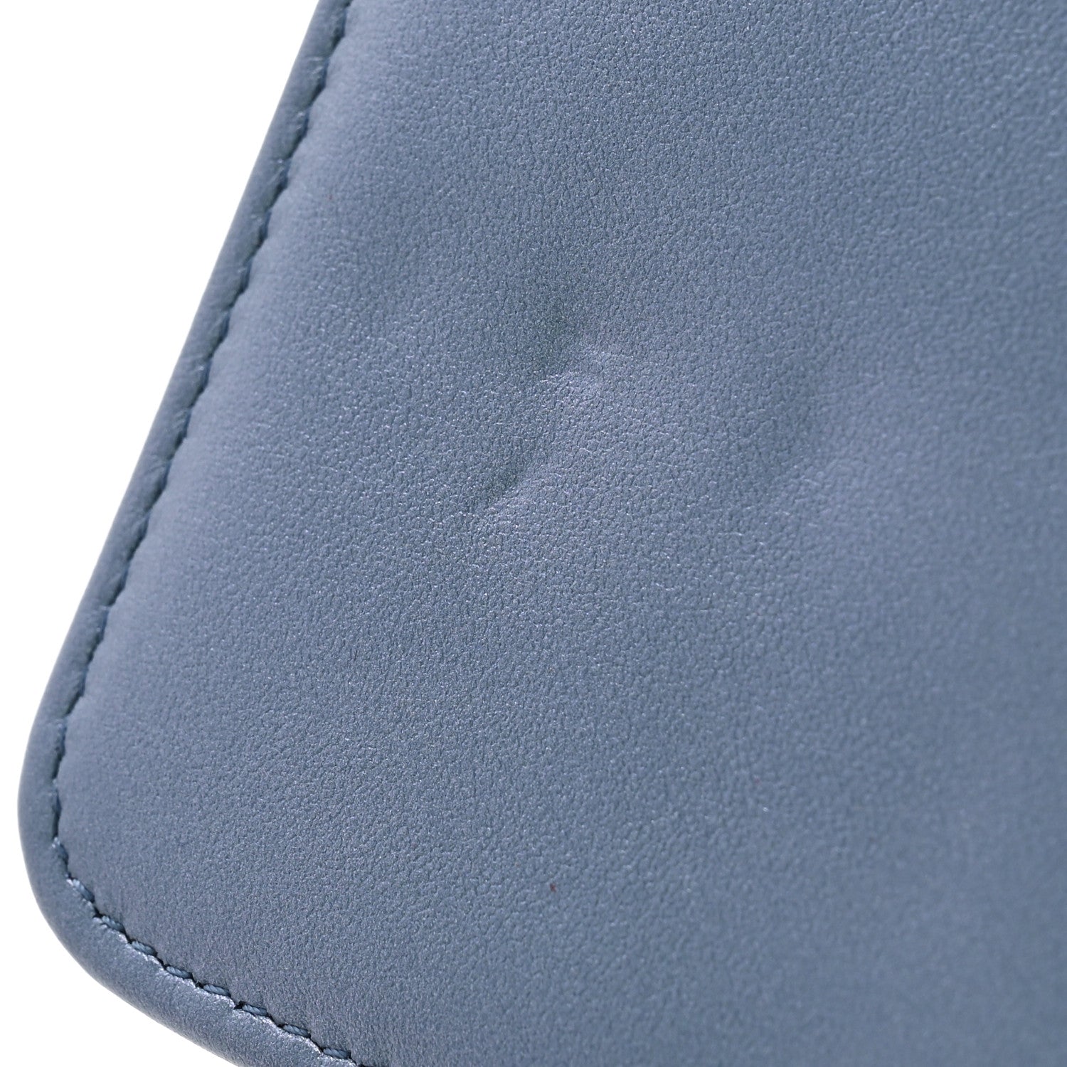 Chanel Iridescent Aged Calfskin Quilted Gabrielle Wallet On Chain WOC Blue 14 of 14