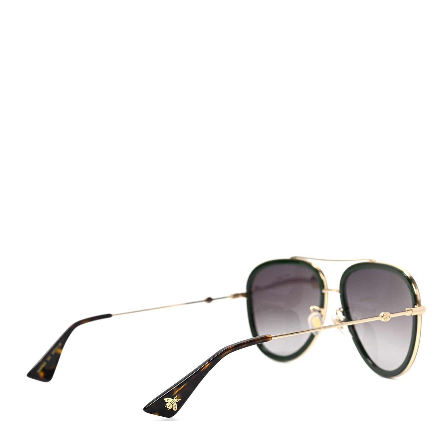 Metal Web Aviator Sunglasses GG0062S Green Red