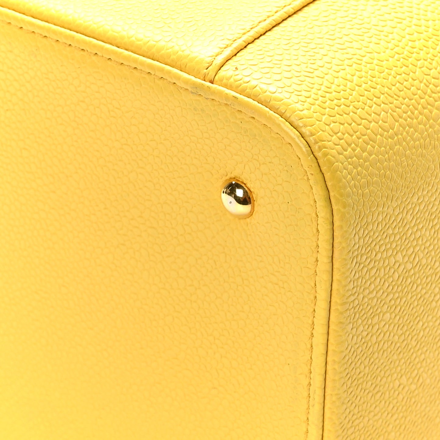 Caviar CC Vanity Train Case Yellow