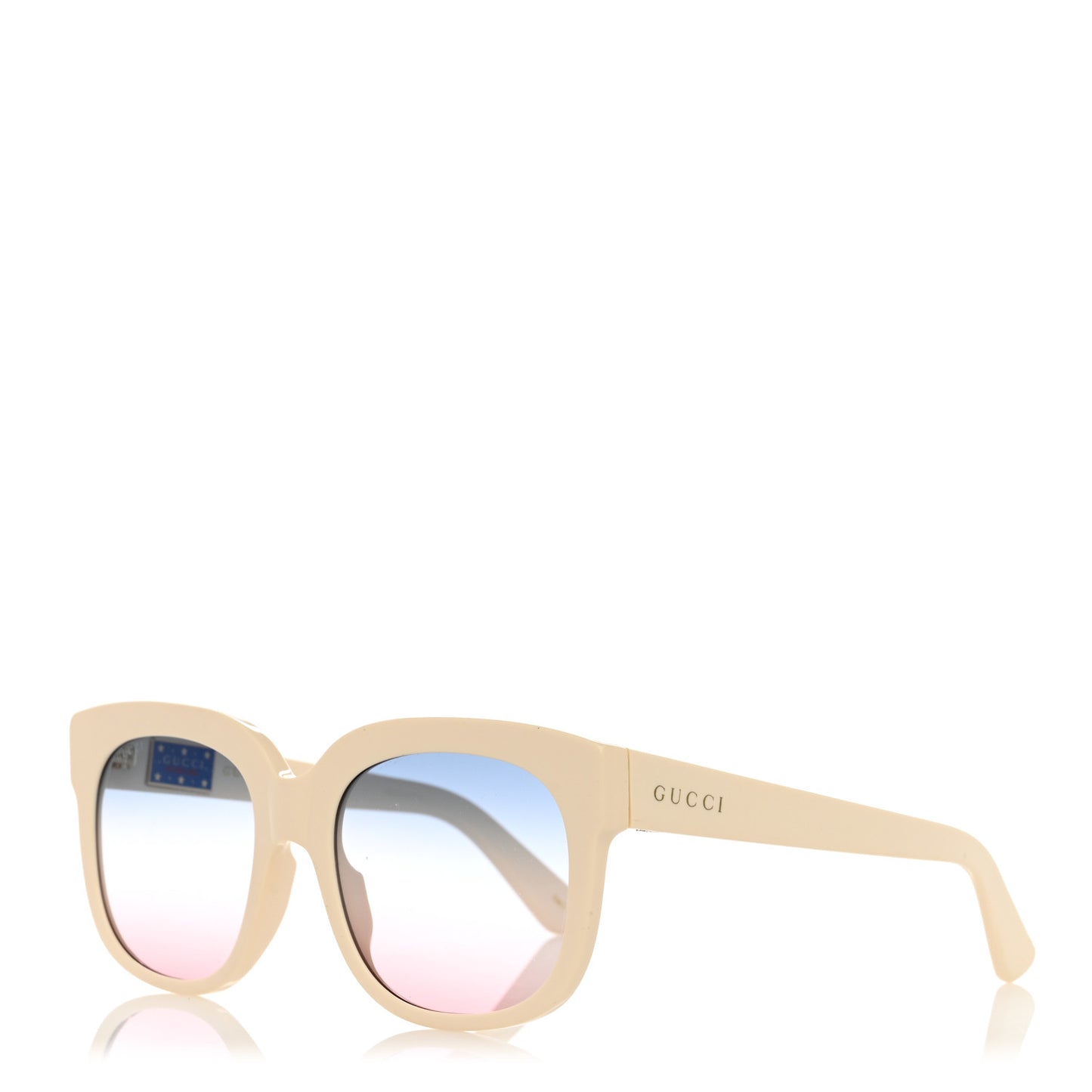 Square Frame GG0361S Sunglasses Ivory
