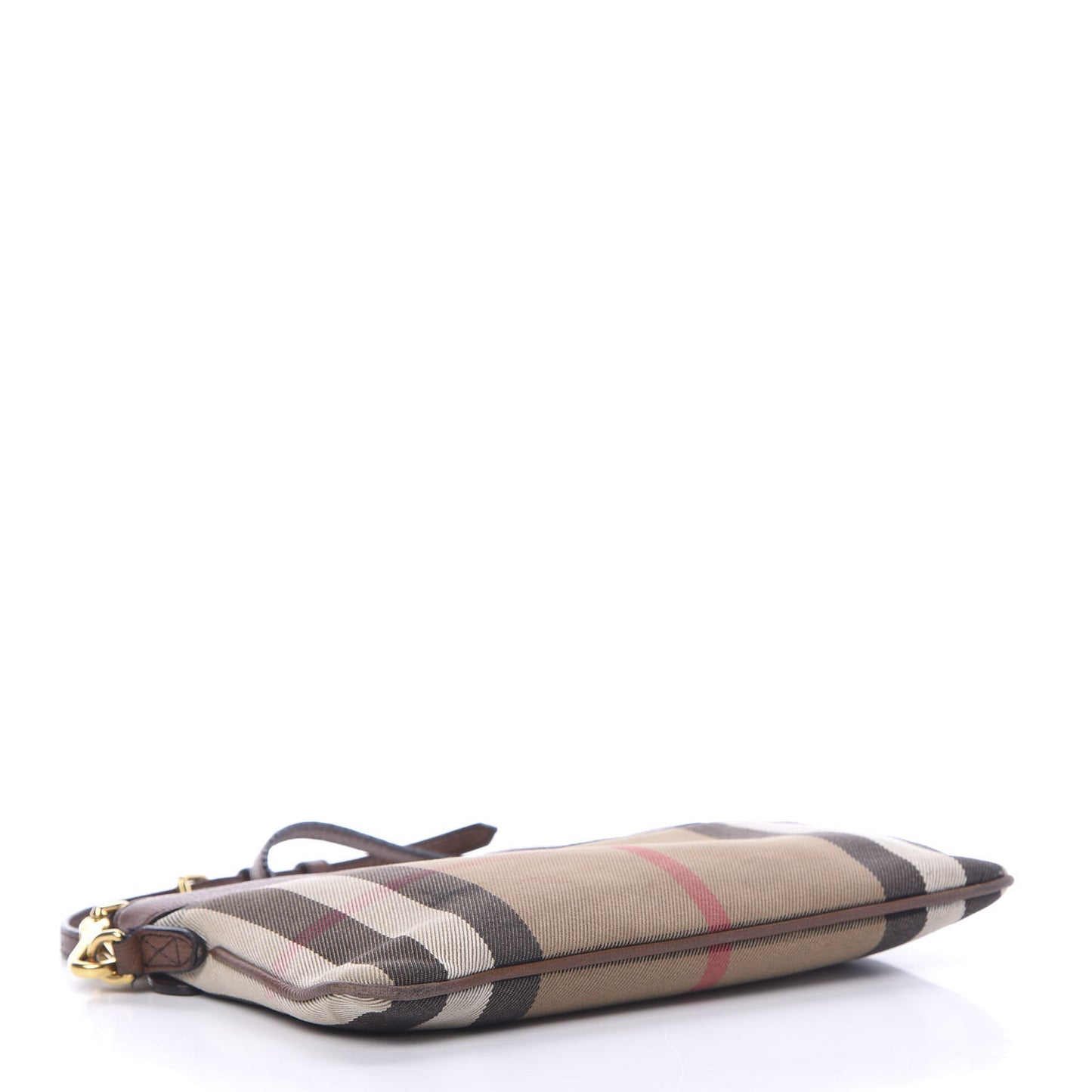 House Check Derby Peyton Crossbody Clutch Bag Tan
