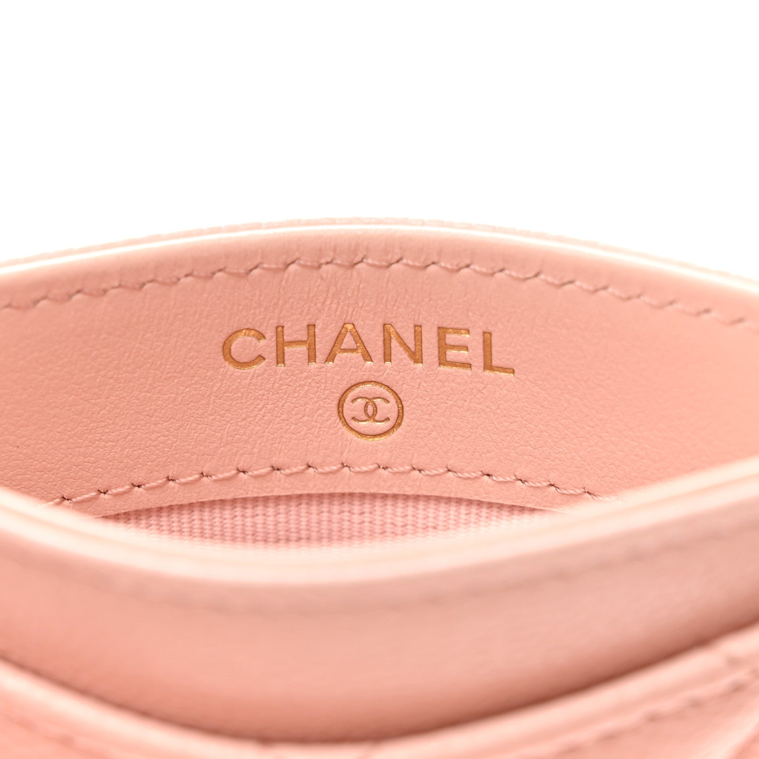 Chanel Caviar Quilted Card Holder Light Pink 6 of 8