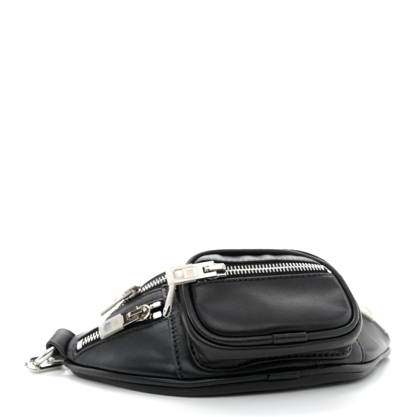 Lambskin Mini Attica Belt Bag Black
