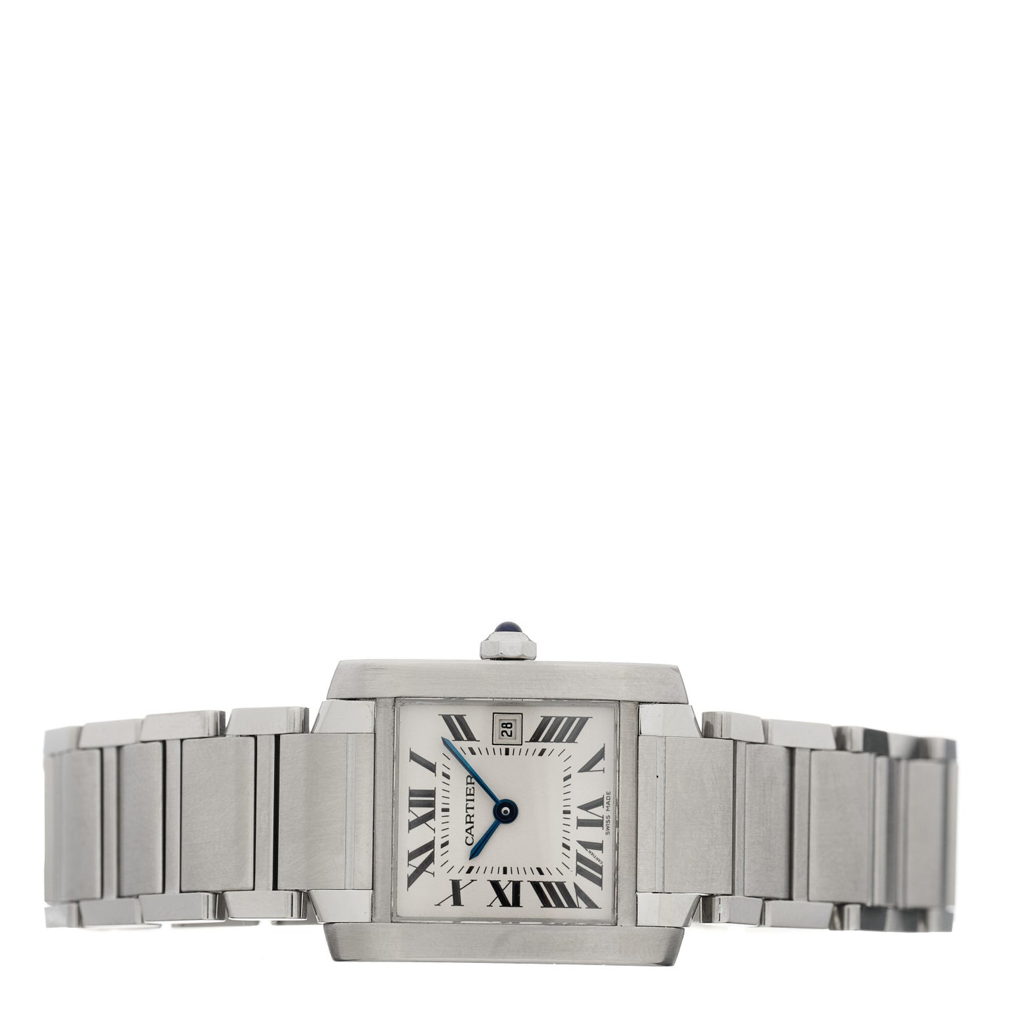 Stainless Steel 25mm Tank Francaise Quartz Watch