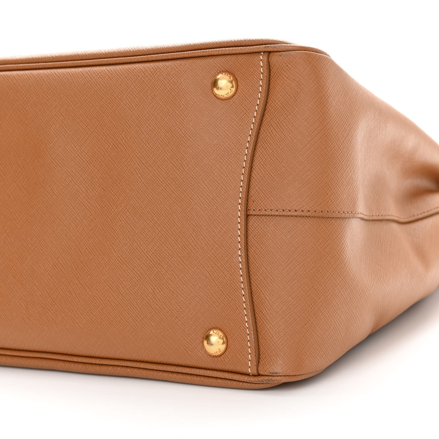 Saffiano Flap Tote Caramel