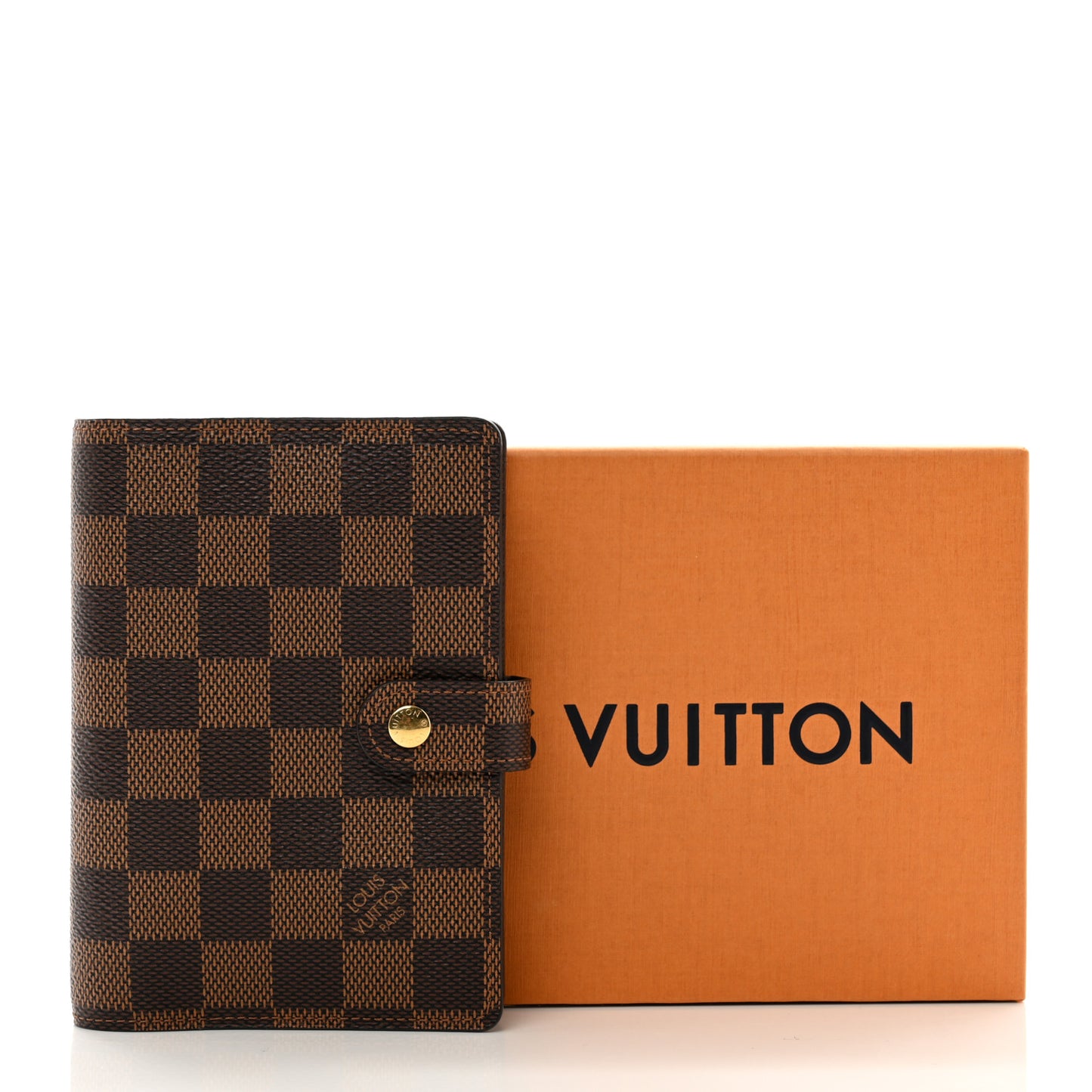 Damier Ebene Small Ring Agenda Cover