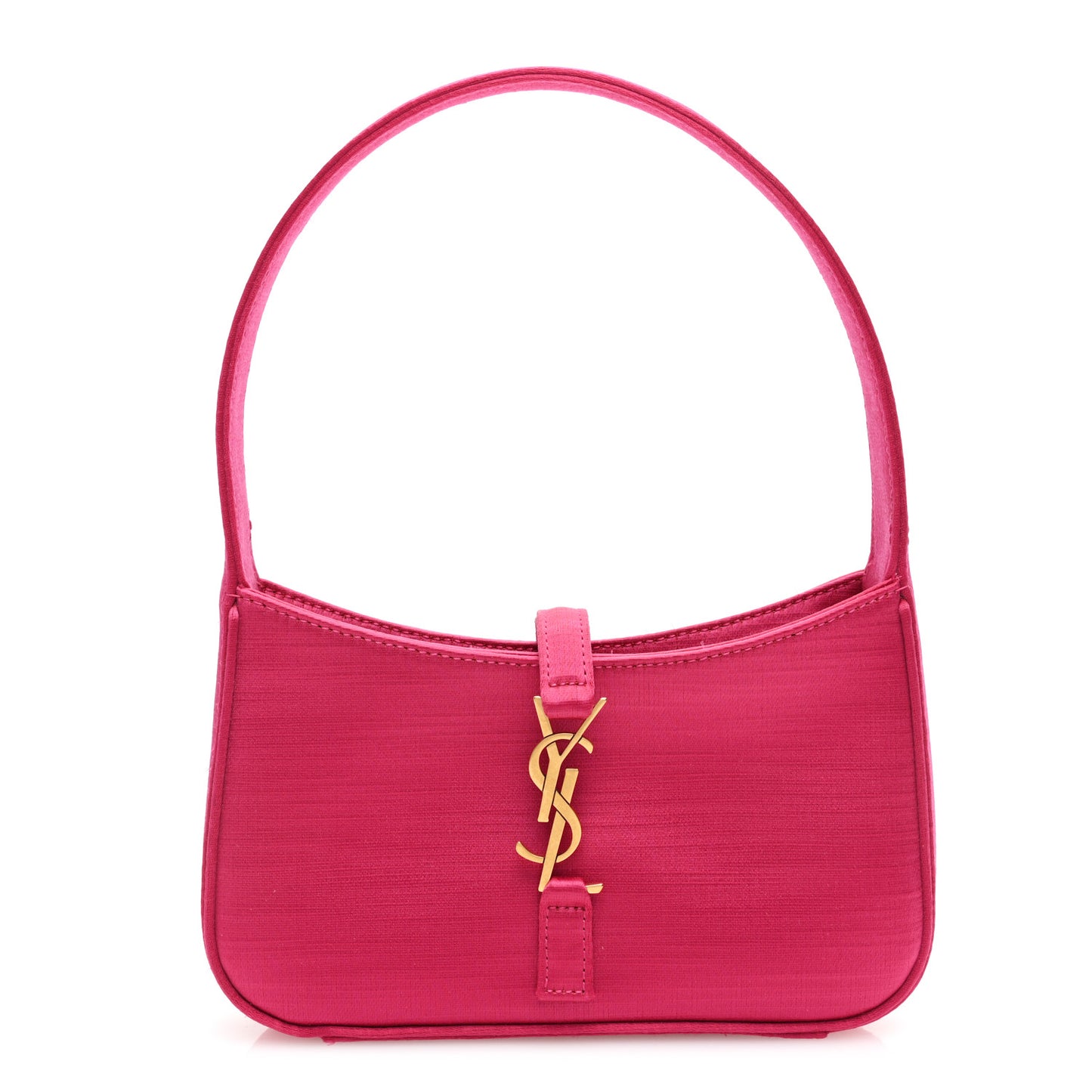 Satin Le 5 A 7 Mini Hobo Guava Pink