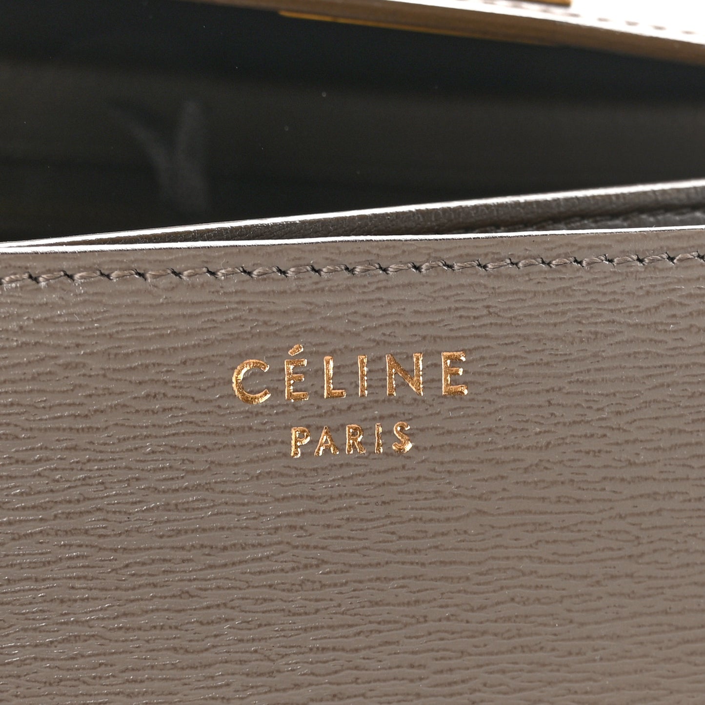 Liege Calfskin Medium Classic Box Flap Bag Souris