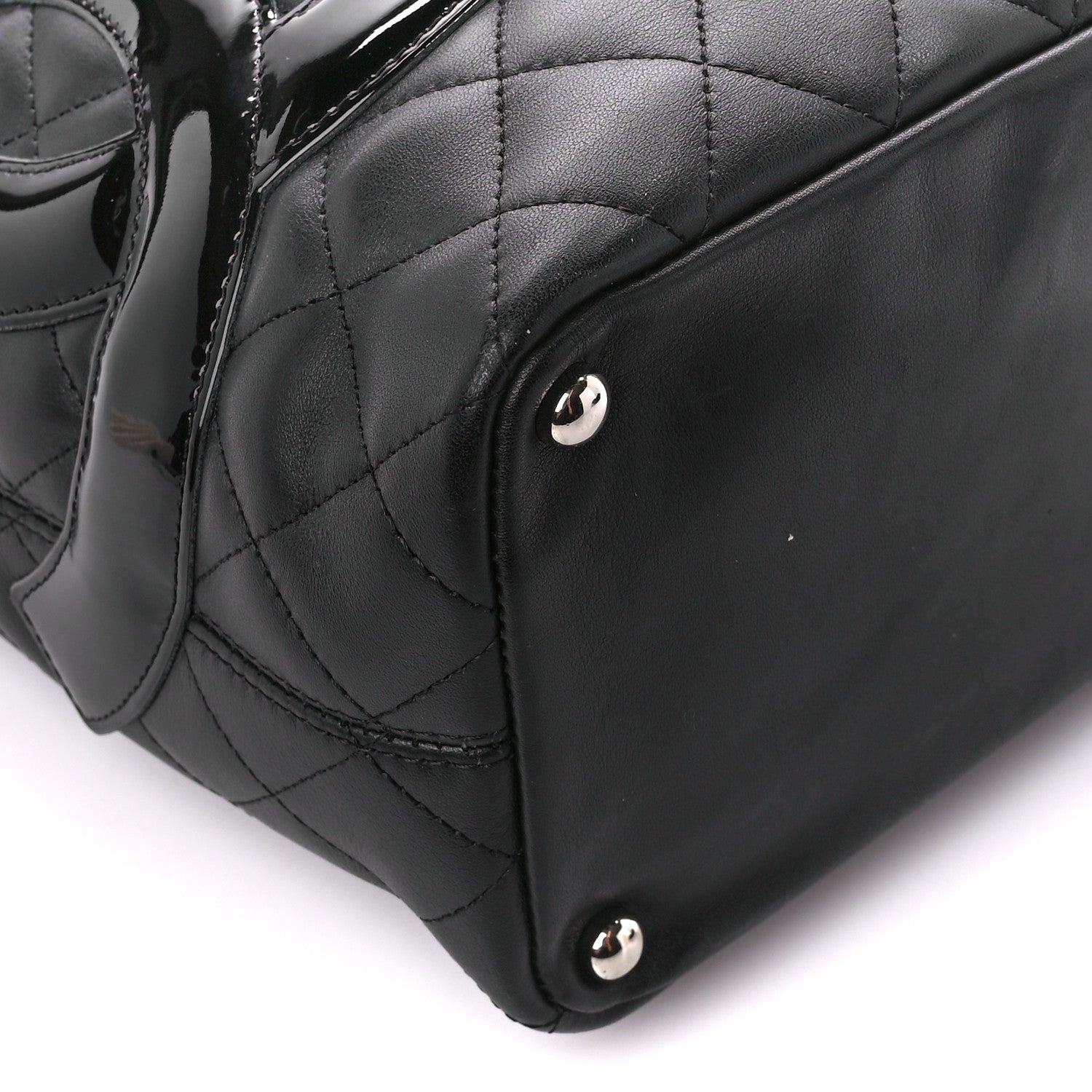 Chanel Calfskin Quilted Medium Cambon Tote Black 9 of 10