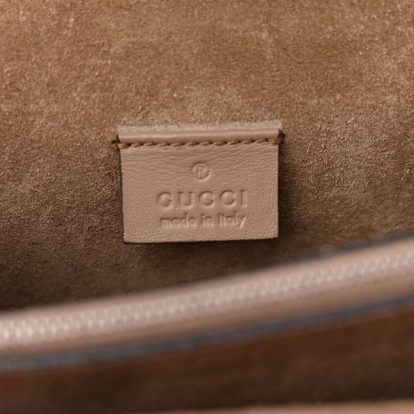 GG Supreme Monogram Small Dionysus Shoulder Bag Taupe