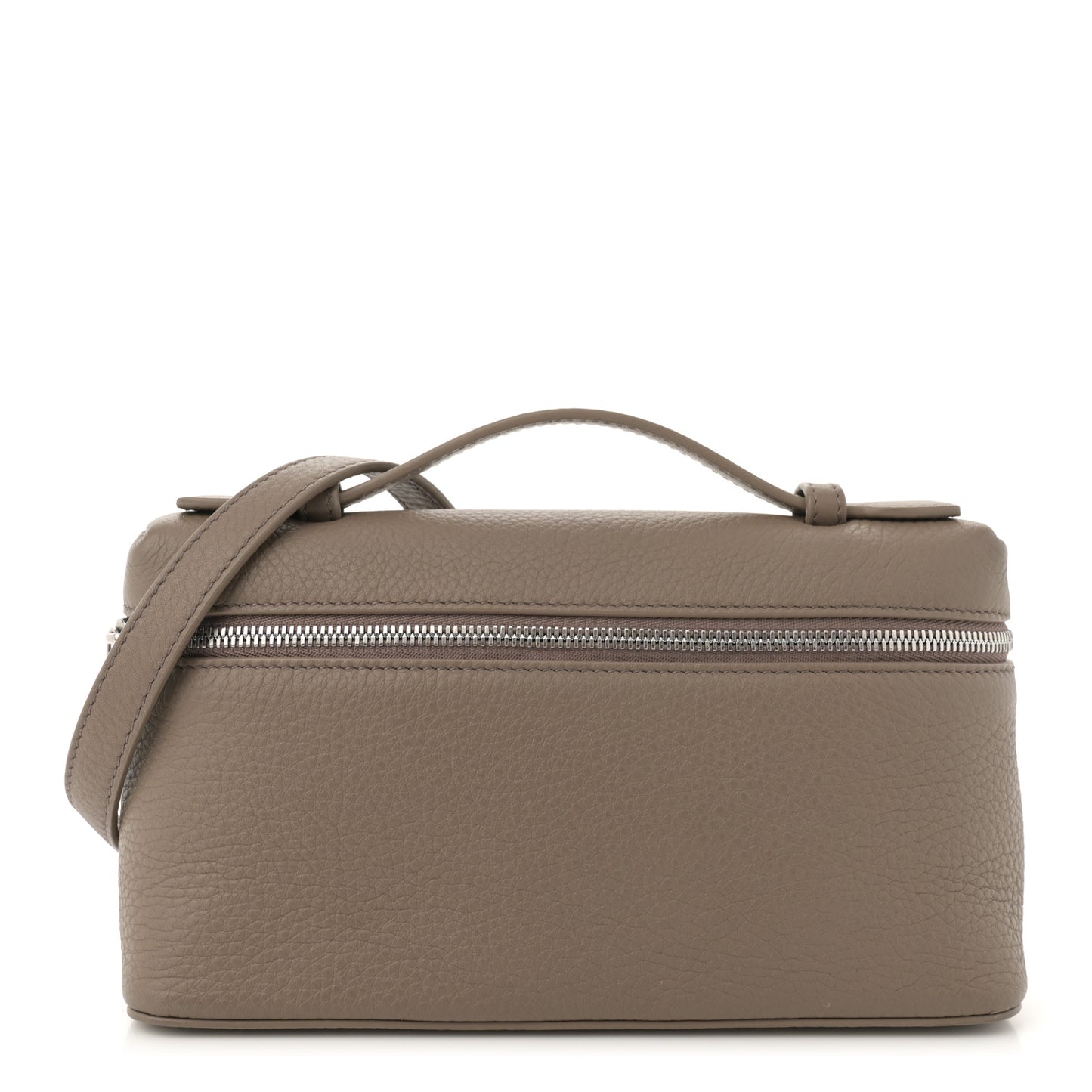 Grained Calfskin L19 Extra Pocket Pouch Warm Mastic