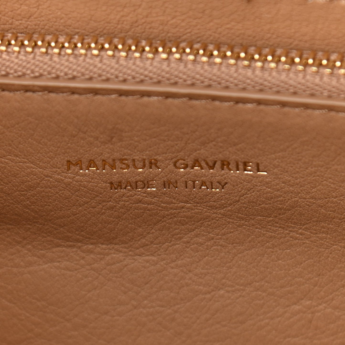 Calfskin Mini Zip Multitude Tote Nocciola