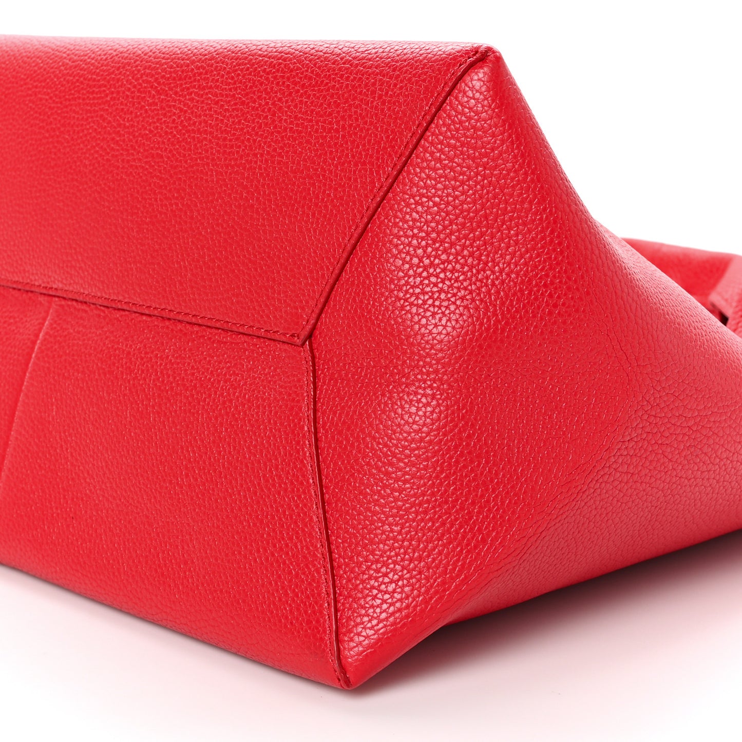 Grained Calfskin Medium The Sack Bag True Red