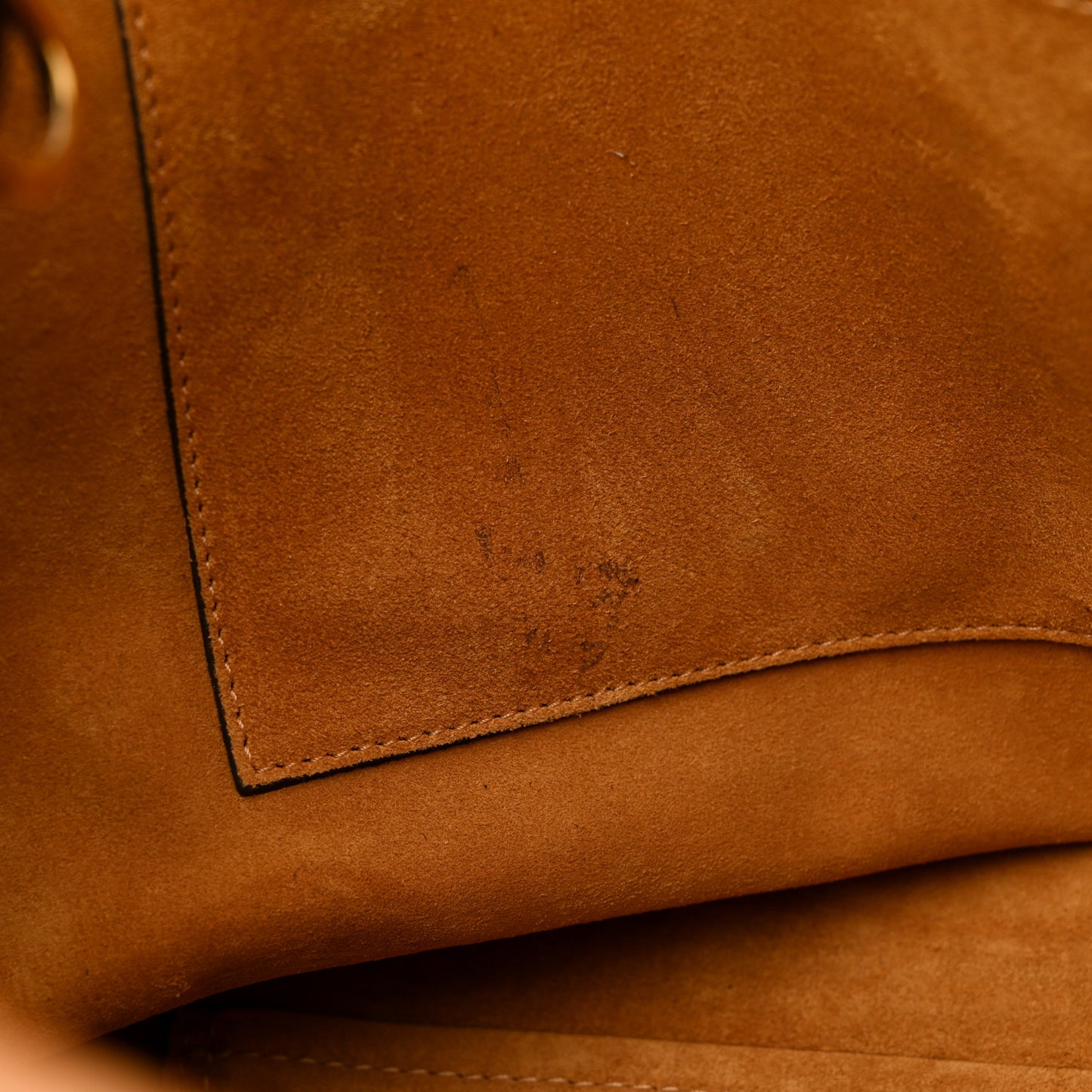 Monogram Cuir Orfevre Tote W PM Noisette