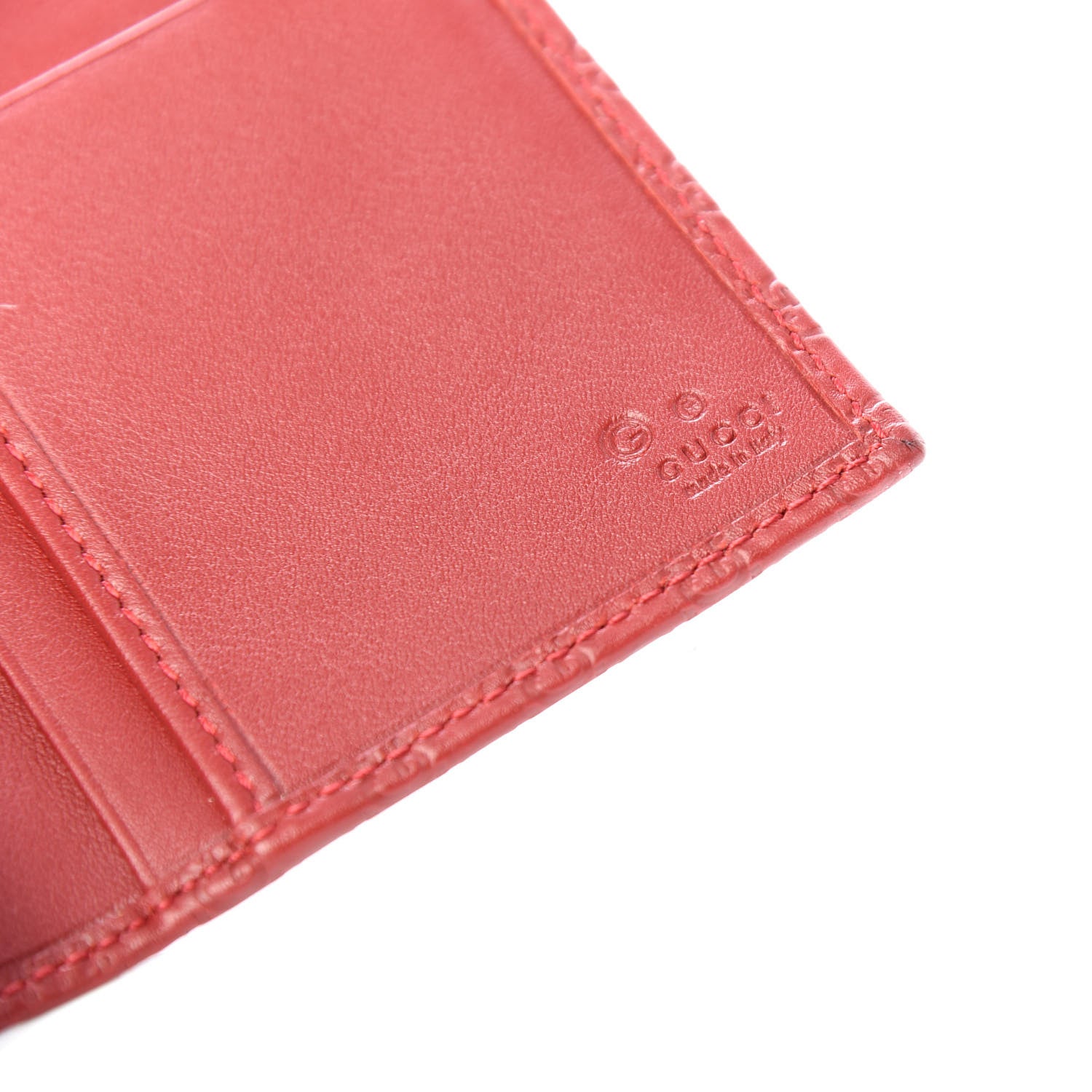Gucci Soft Microguccissima Continental Wallet Red 6 of 7