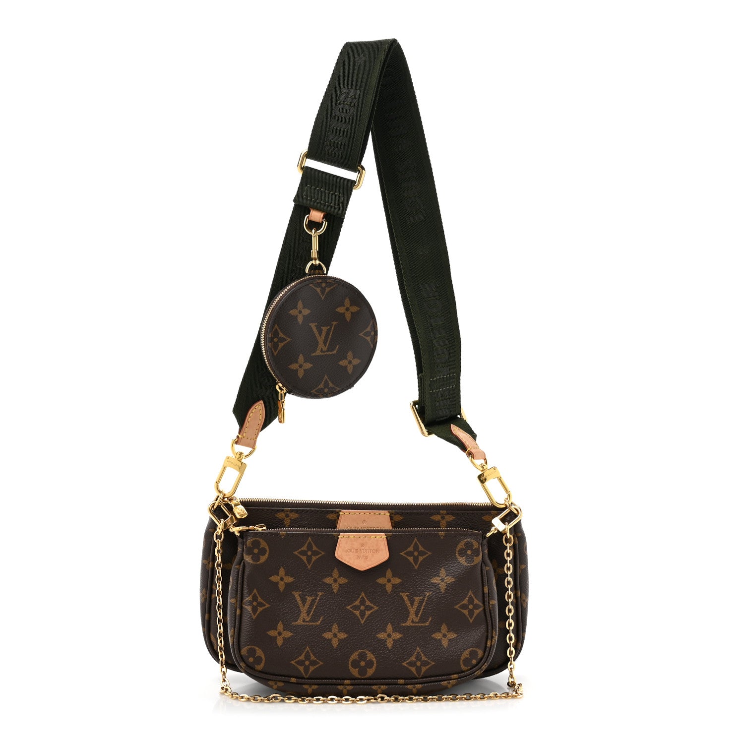 Louis Vuitton Monogram Multi Pochette Accessories Kaki 1 of 15