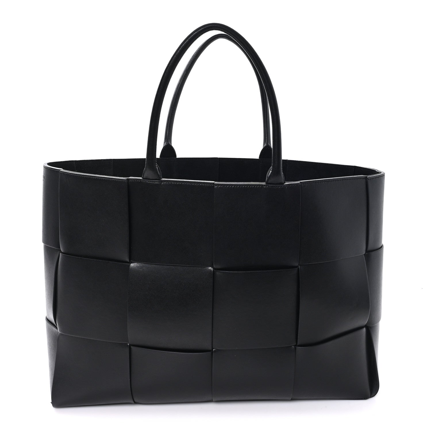 Bottega Veneta Nappa Maxi Intrecciato Large Arco Tote Black