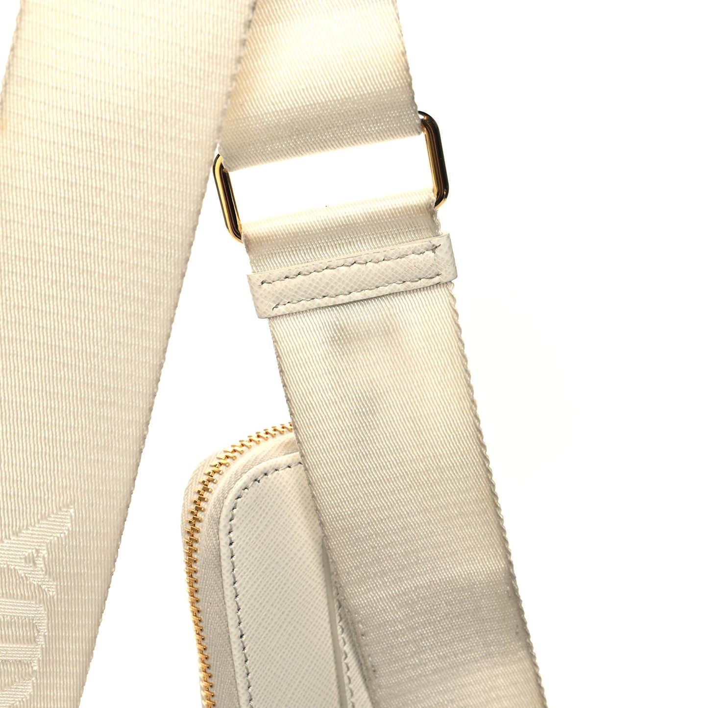 Saffiano Re-Edition 2005 Shoulder Bag White