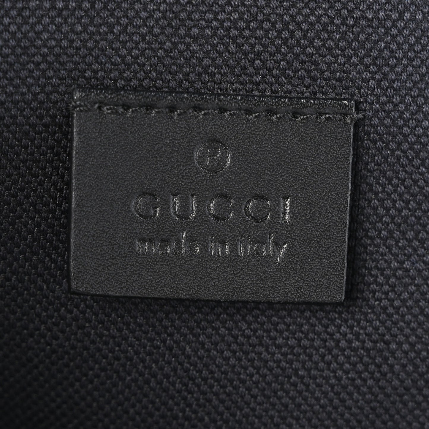 GG Supreme Monogram Web Belt Bag Black Grey