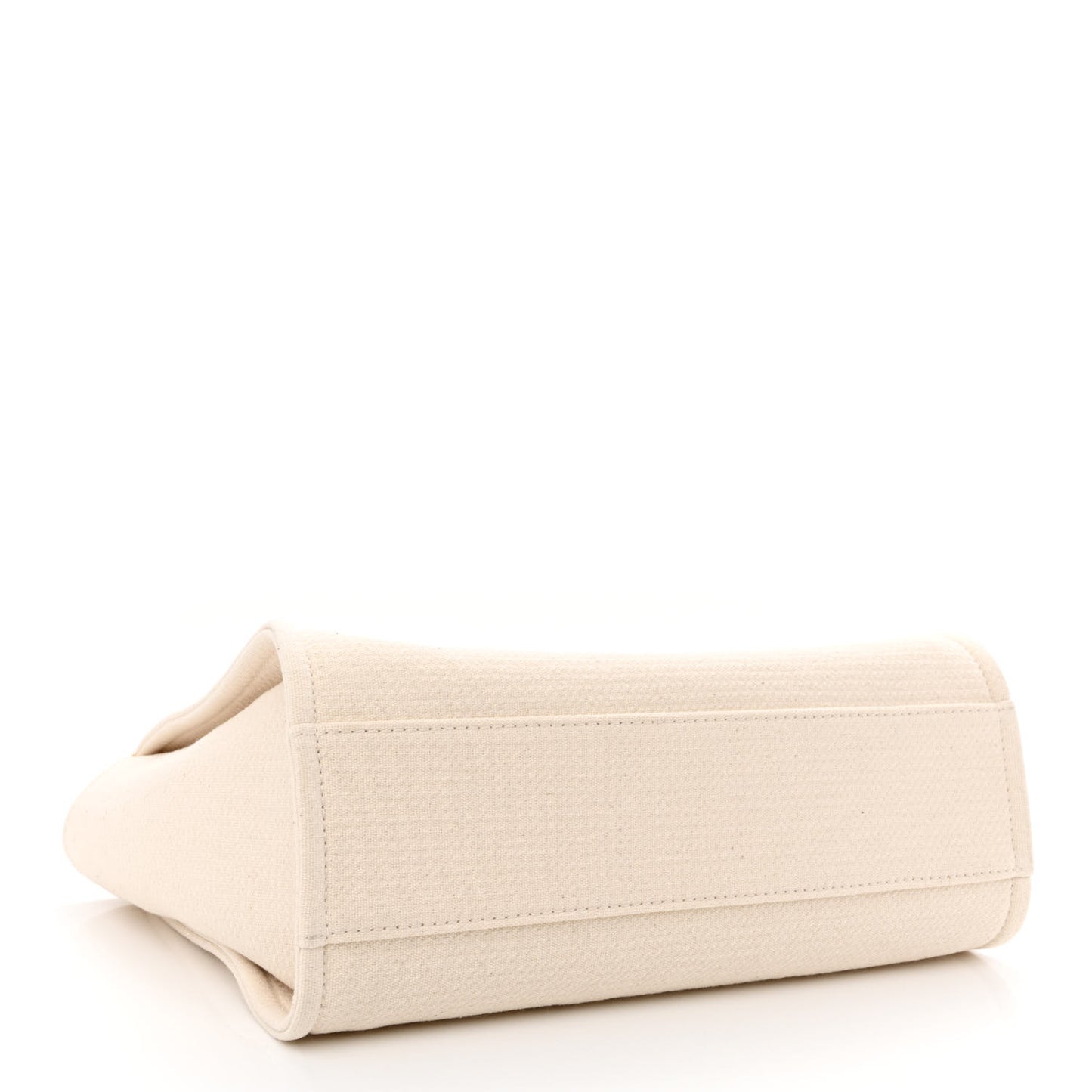 Mixed Fibers Small Deauville Tote White