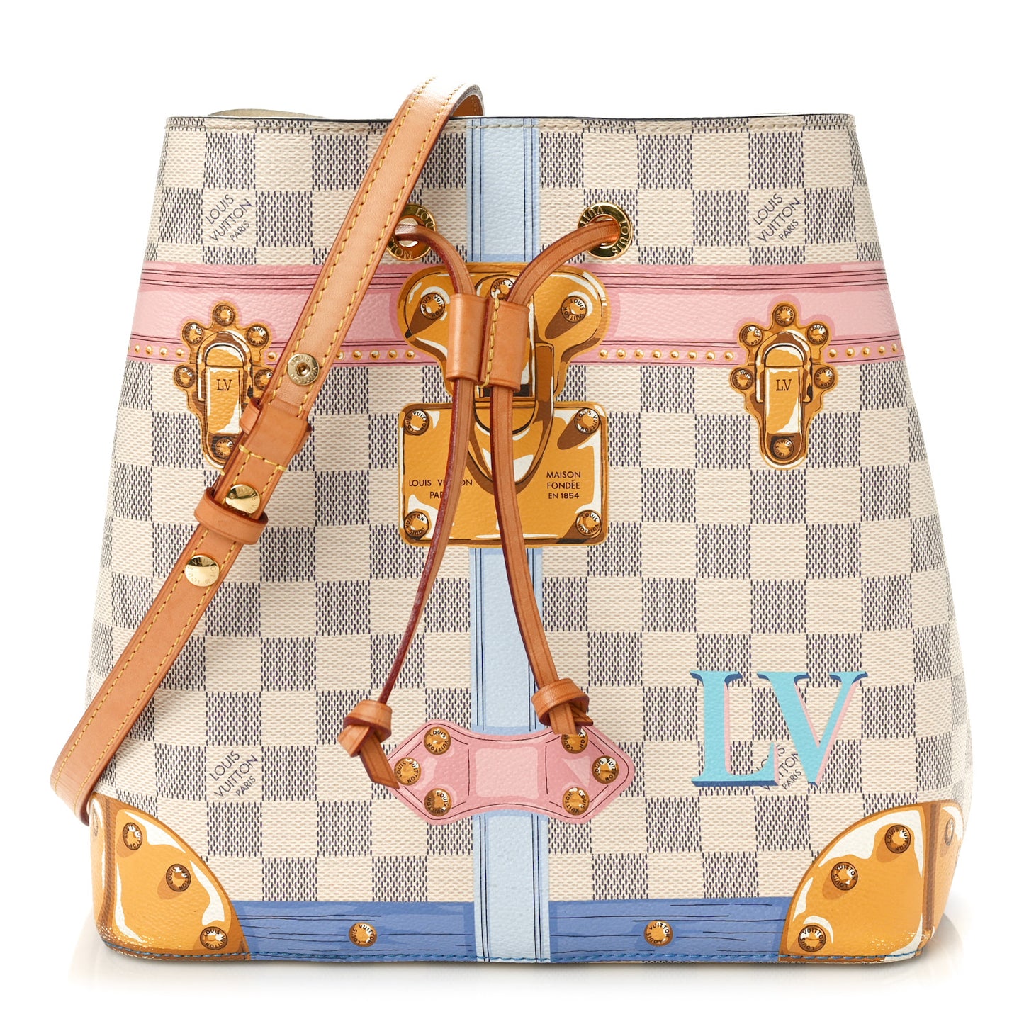 Damier Azur Summer Trunks Neonoe