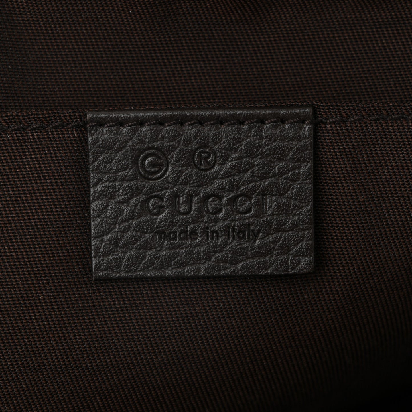 Monogram Belt Bag Dark Brown