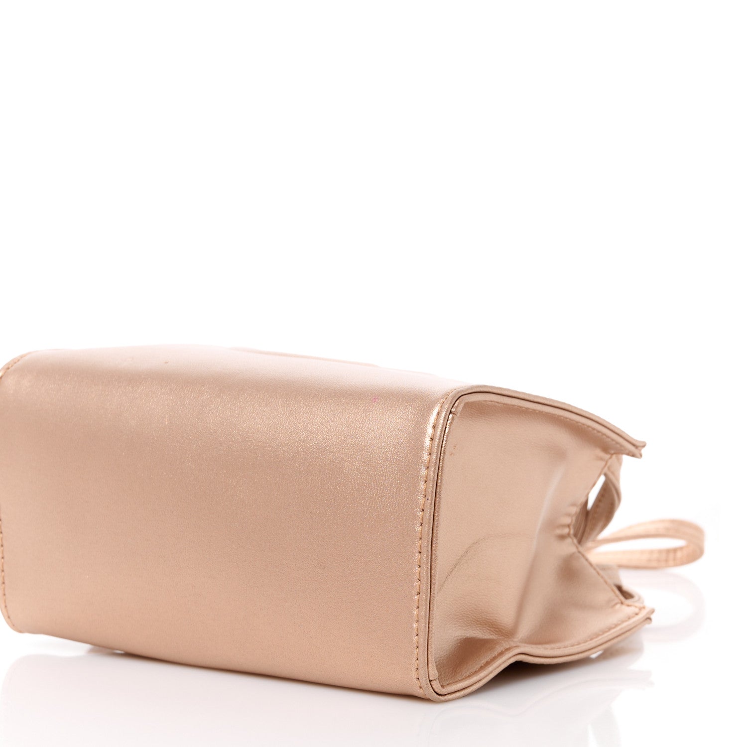 Telfar Metallic Vegan Leather Small Shopping Bag Copper 10 of 10