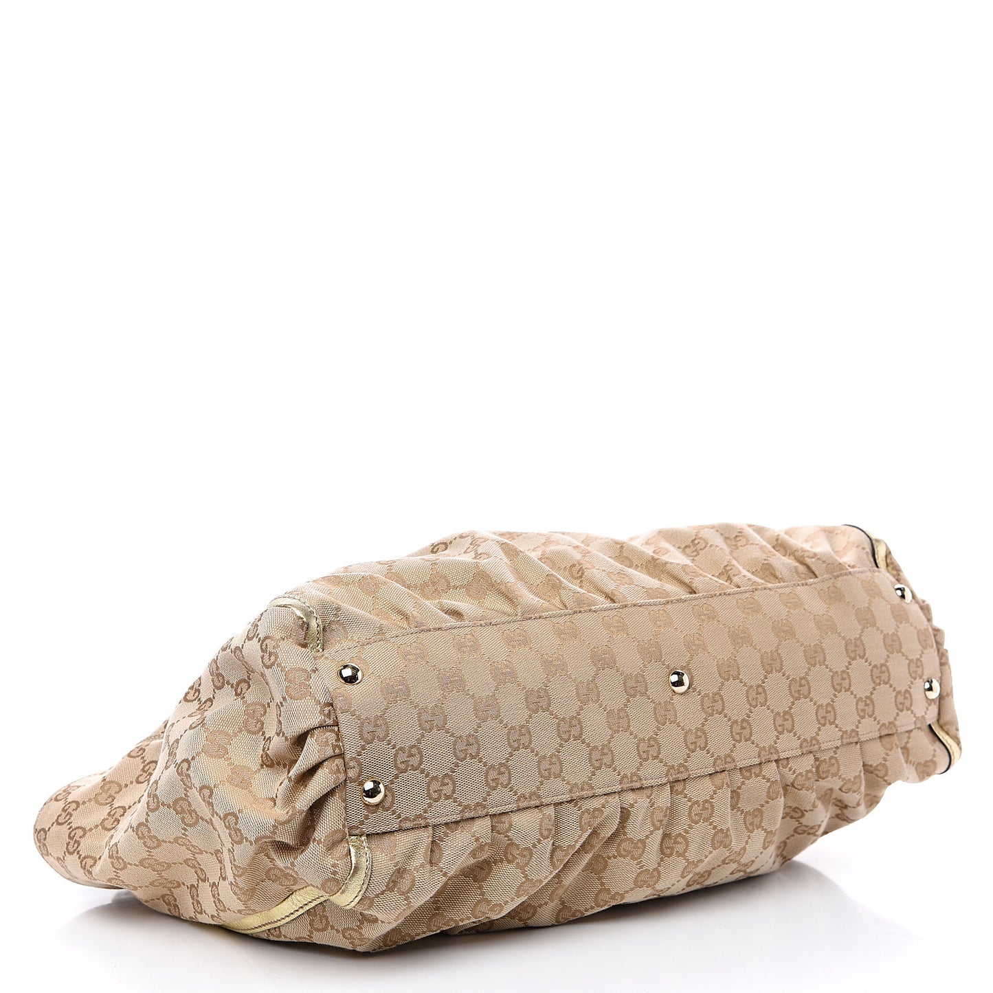 Monogram D Gold Tote Metallic Gold