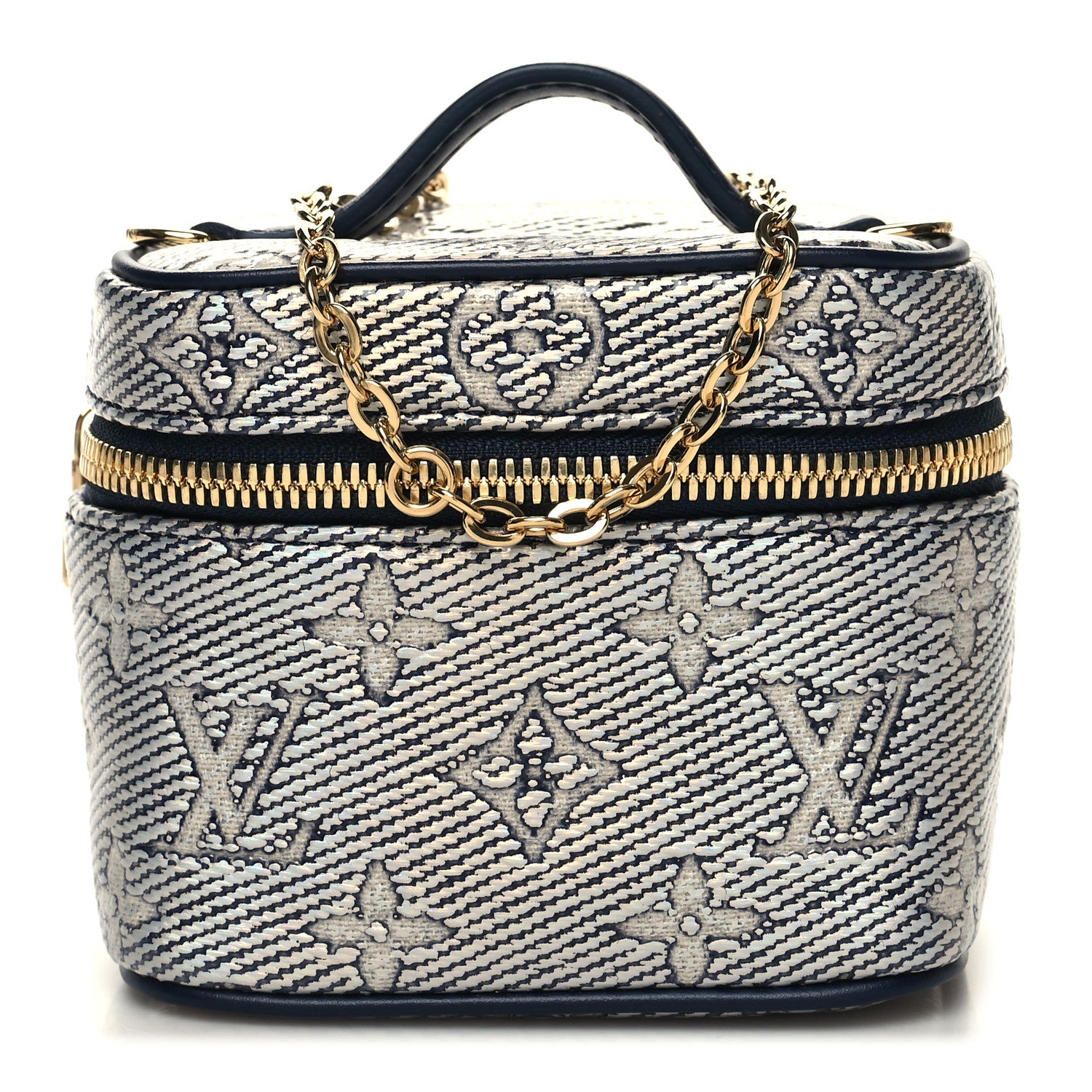 Louis Vuitton Monoglam Micro Vanity Blue 3 of 10