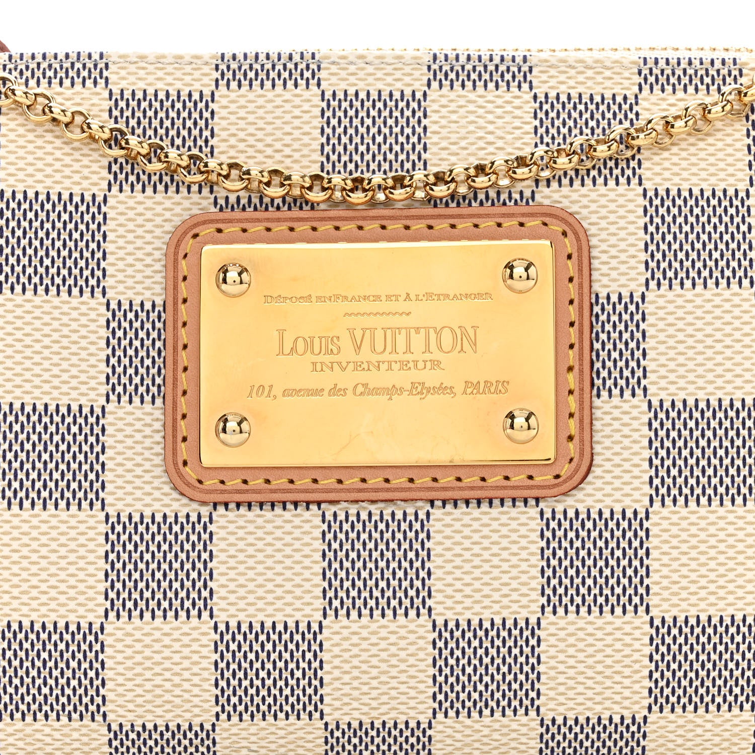 Louis Vuitton Damier Azur Eva Clutch 8 of 10