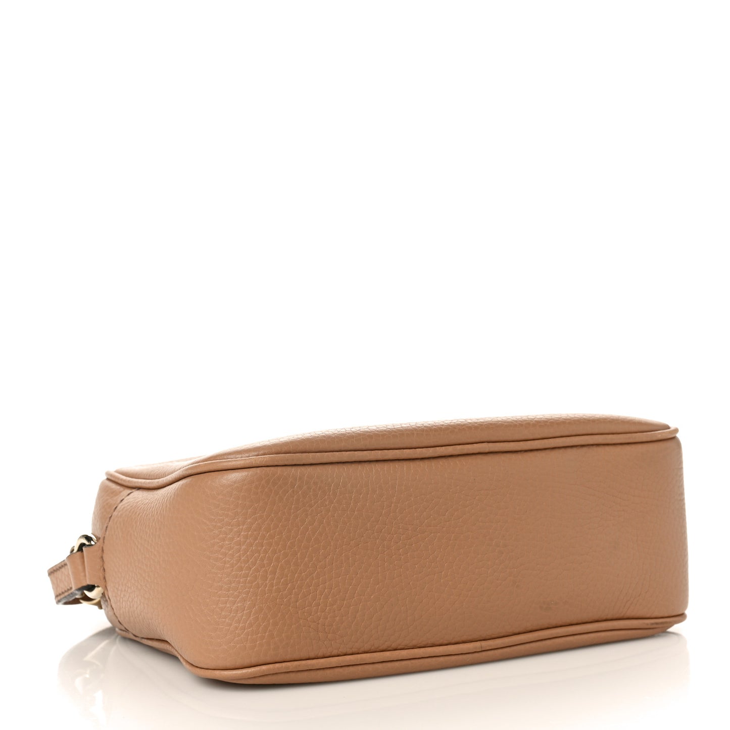 Pebbled Calfskin Small Soho Disco Bag Camelia