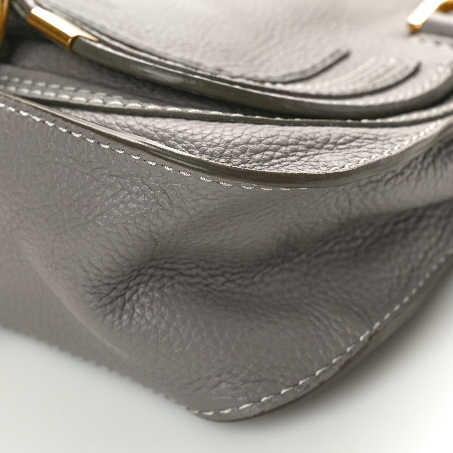 Chloe Calfskin Mini Marcie Satchel Cashmere Grey 10 of 10