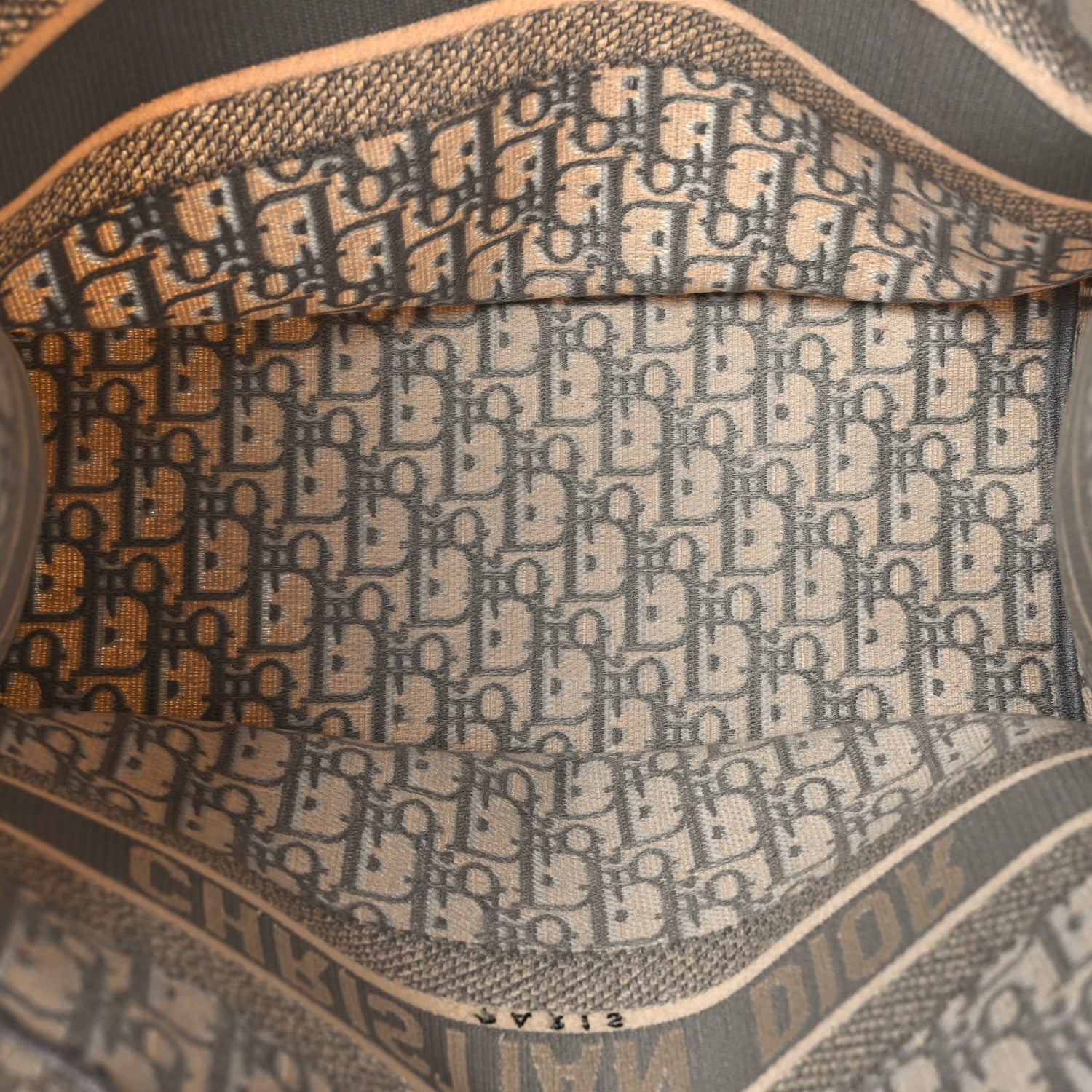 Christian Dior Oblique Medium Book Tote Grey 5 of 9