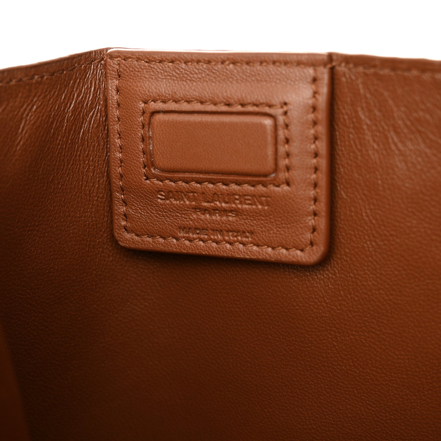 Calfskin Monogram Deli Paper Bag Vintage Beige