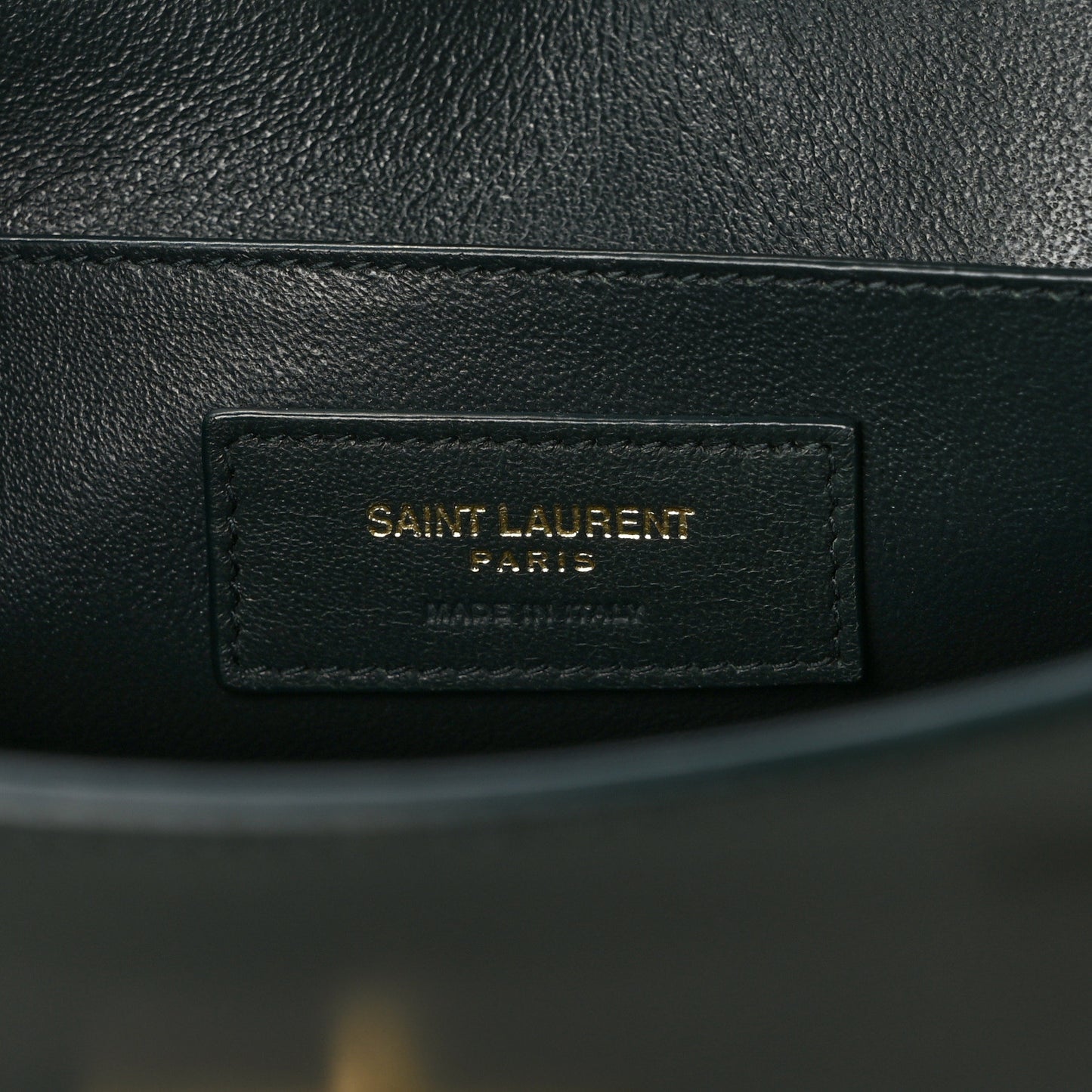 Smooth Calfskin Manhattan Shoulder Bag Dark Green