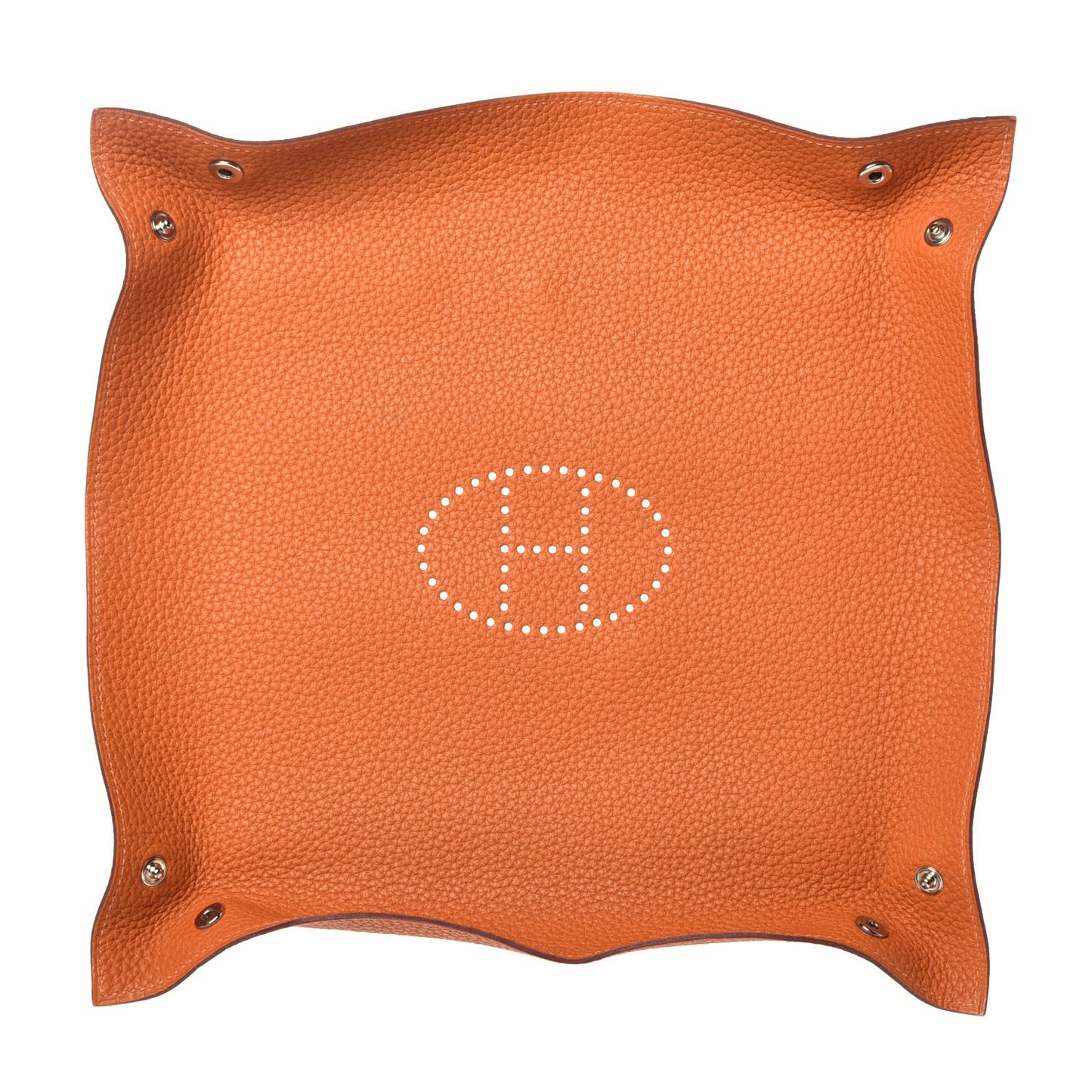 Taurillon Clemence Mises et Relances Change Tray Orange