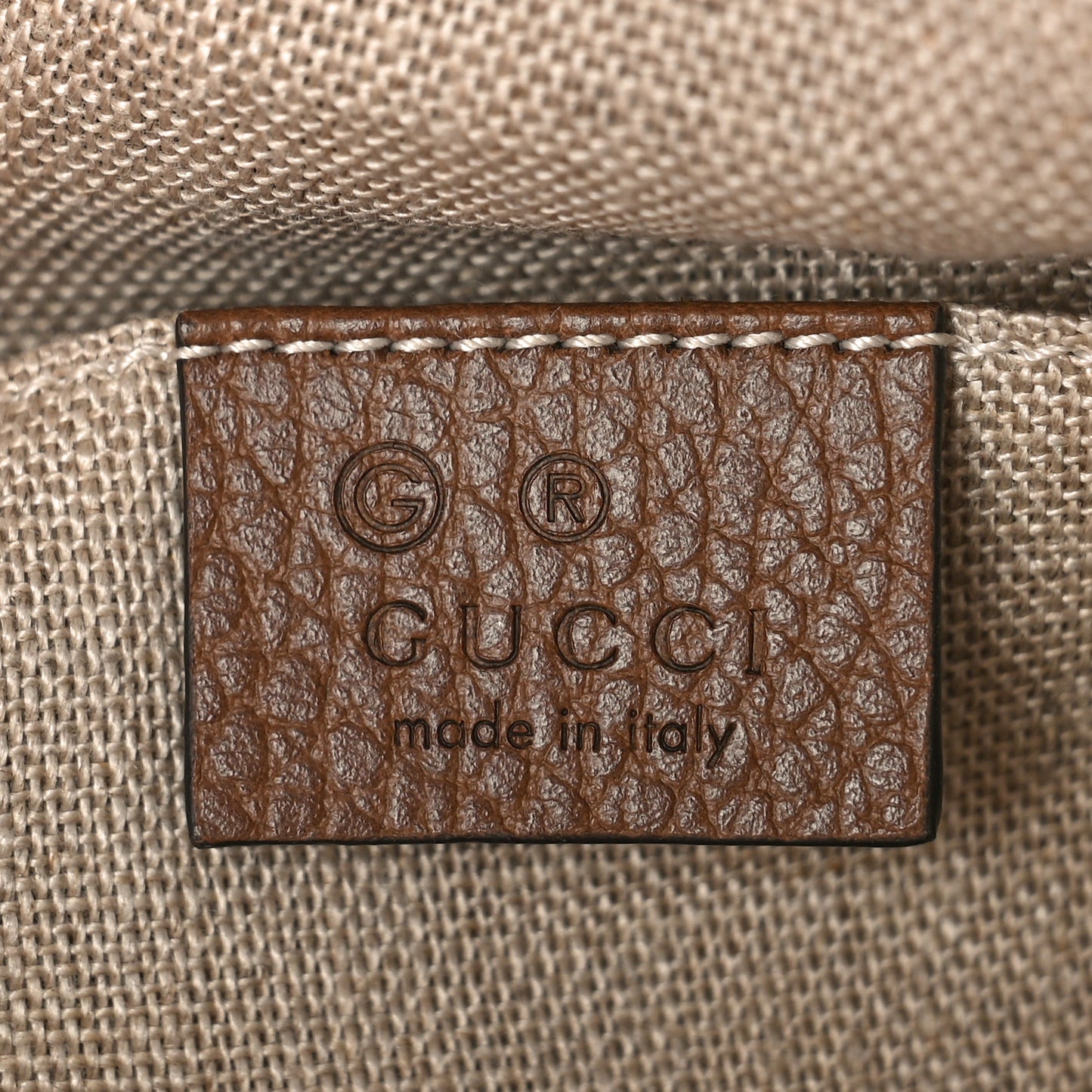 Monogram Mini Bree Messenger Bag Beige Tabacco