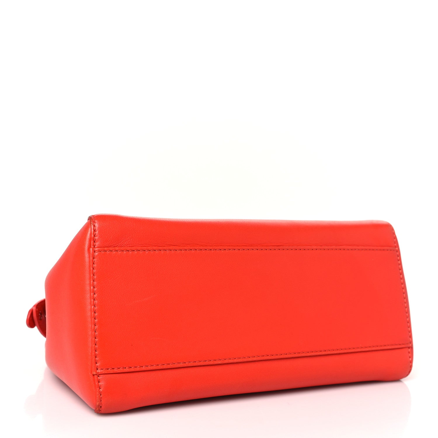 Fendi Nappa Mini Peekaboo Iconic Satchel Papavero 4 of 14