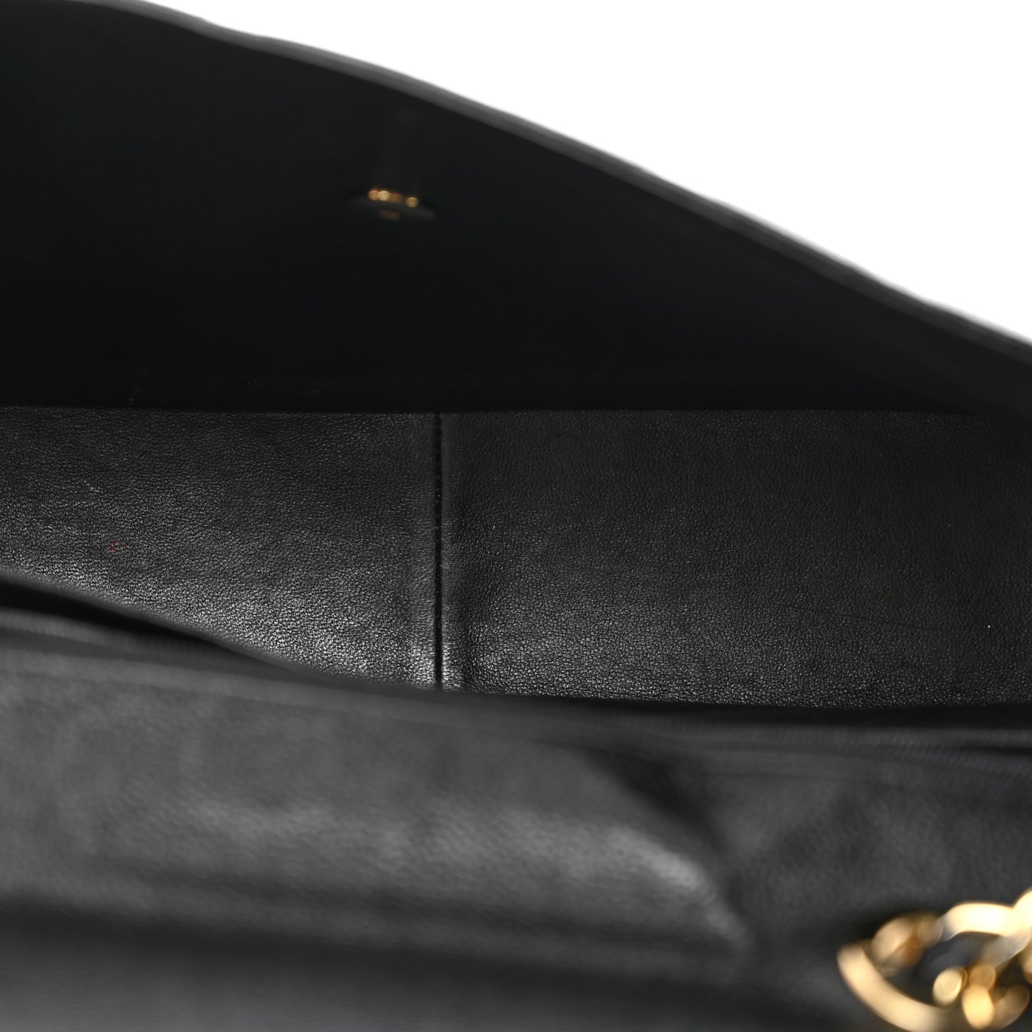 Caviar Quilted Jumbo Single Flap Black