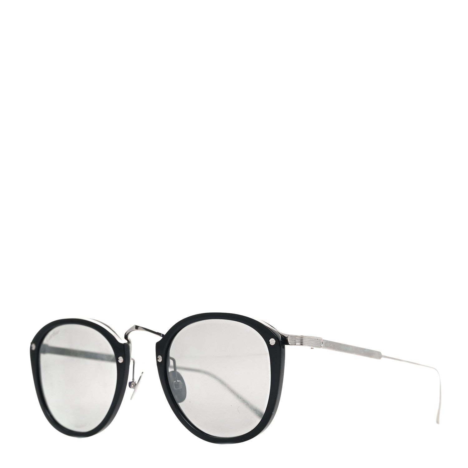 Cartier C De Cartier Sunglasses Silver Black 1 of 8