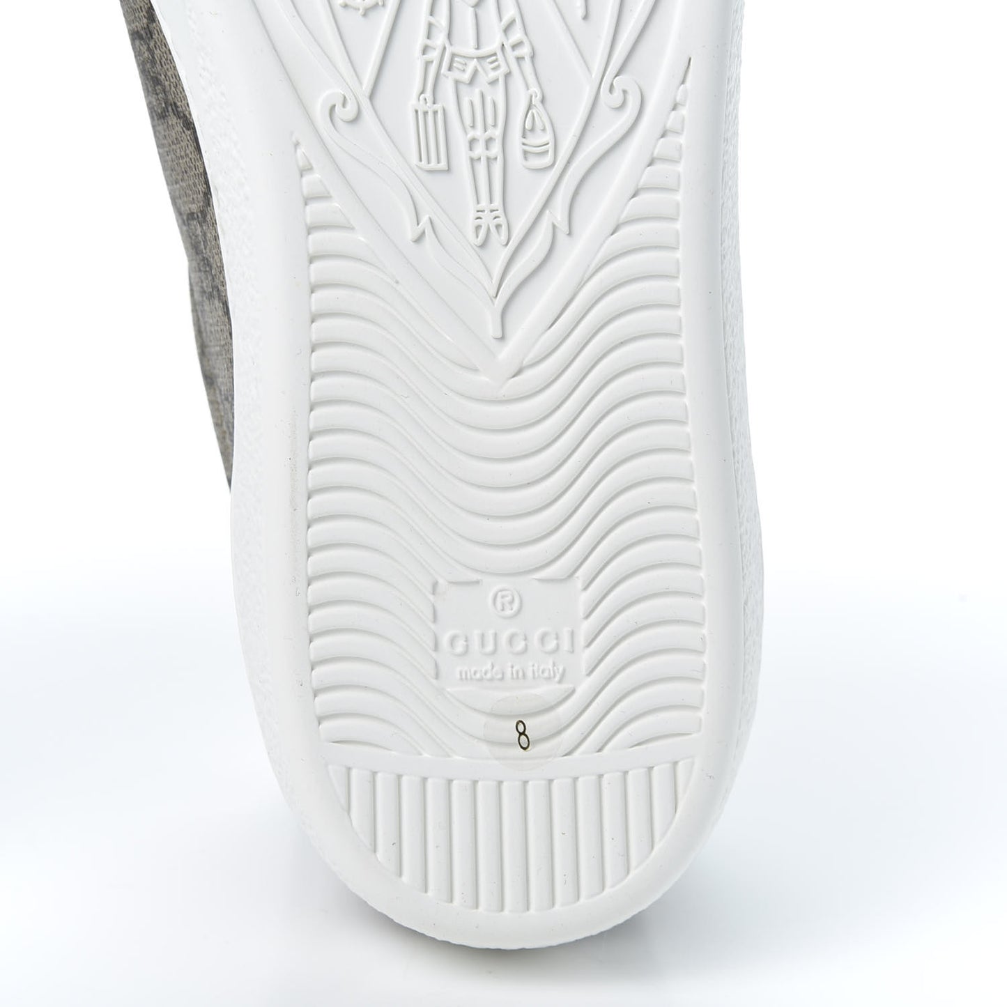 GG Supreme Monogram Boutique Mens Ace Sneakers 8